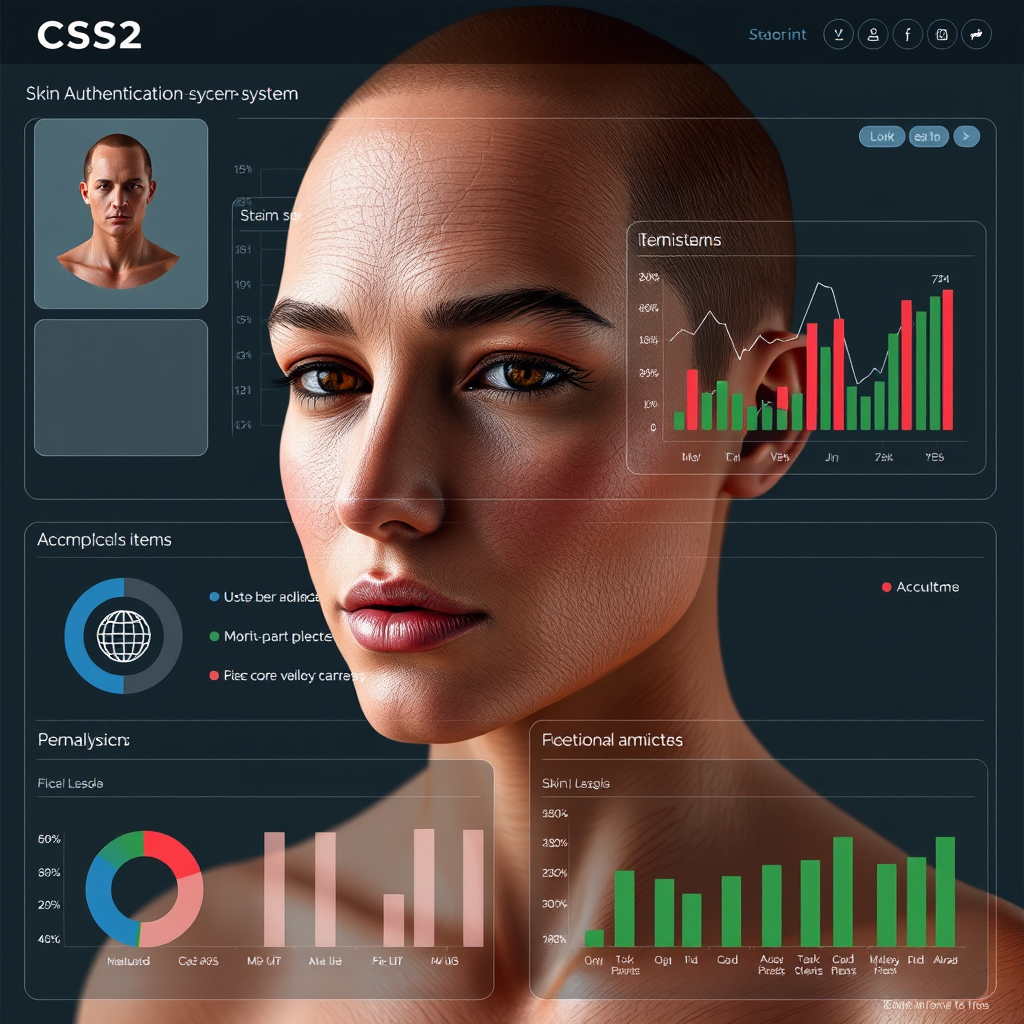 Интерфейс системы проверки подлинности скинов CS2 с детальным анализом предметов и графиками безопасности
