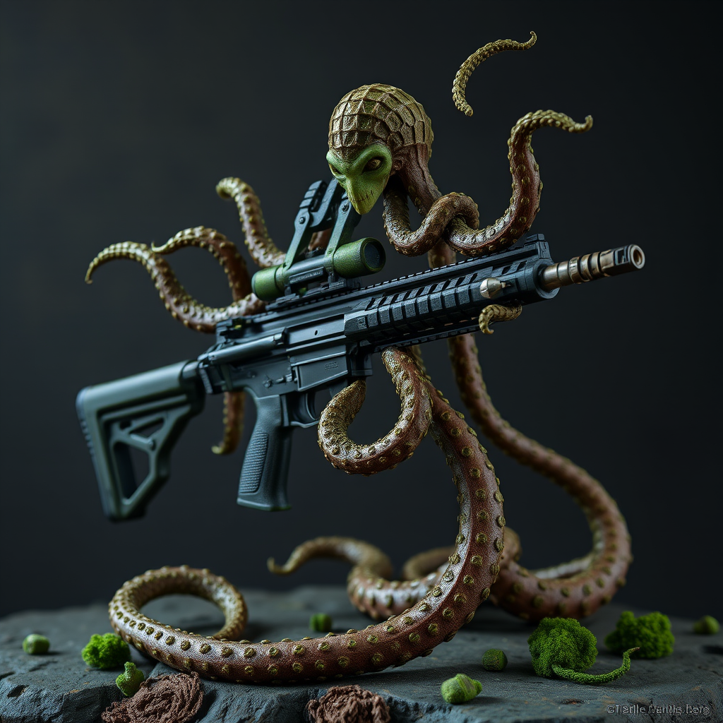 AWP Medusa скин в состоянии Factory New с зеленой медузой и мифологическими элементами