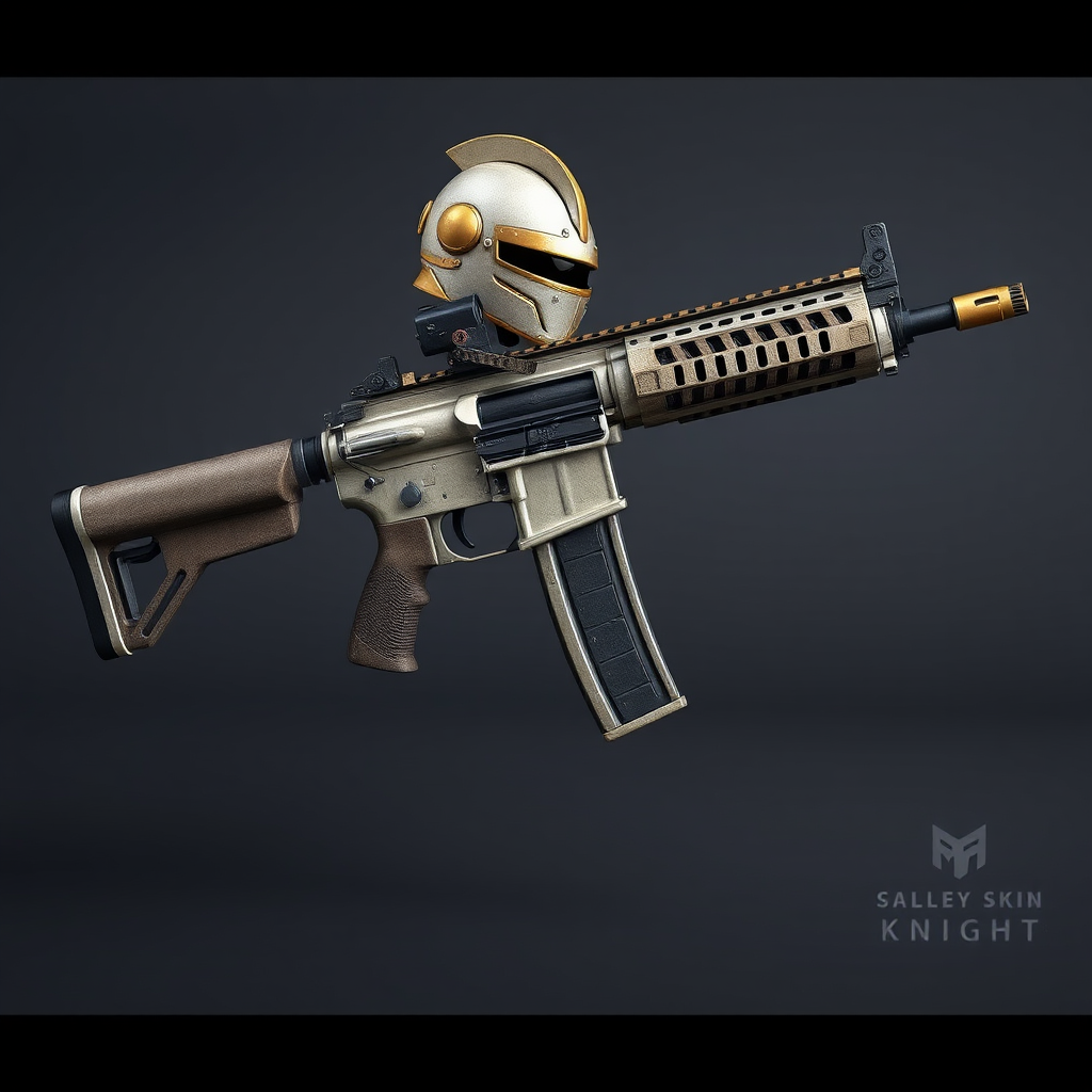 M4A1-S Knight скин в состоянии Factory New с золотыми рыцарскими элементами